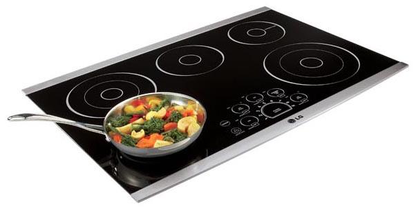 LG Appliances LSCE305ST 30" Electric BuiltIn Cooktop with 5 Radiant